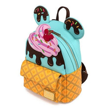 Load image into Gallery viewer, Loungefly - Mickey and Minnie Mouse Sweets Ice Cream Mini-Backpack