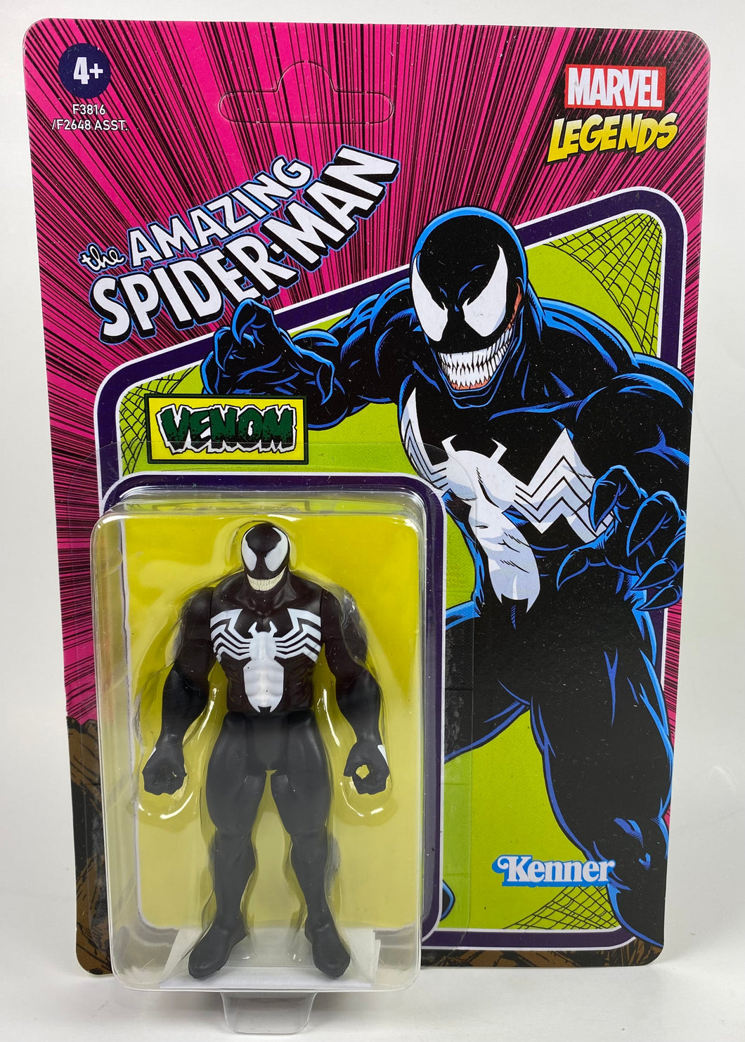 Marvel Legends Retro 375 Collection Venom 3 3/4- inch Action Figure