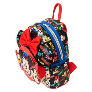 Loungefly - Mickey and Friends Classic Mini-Backpack and Ear Headband Set