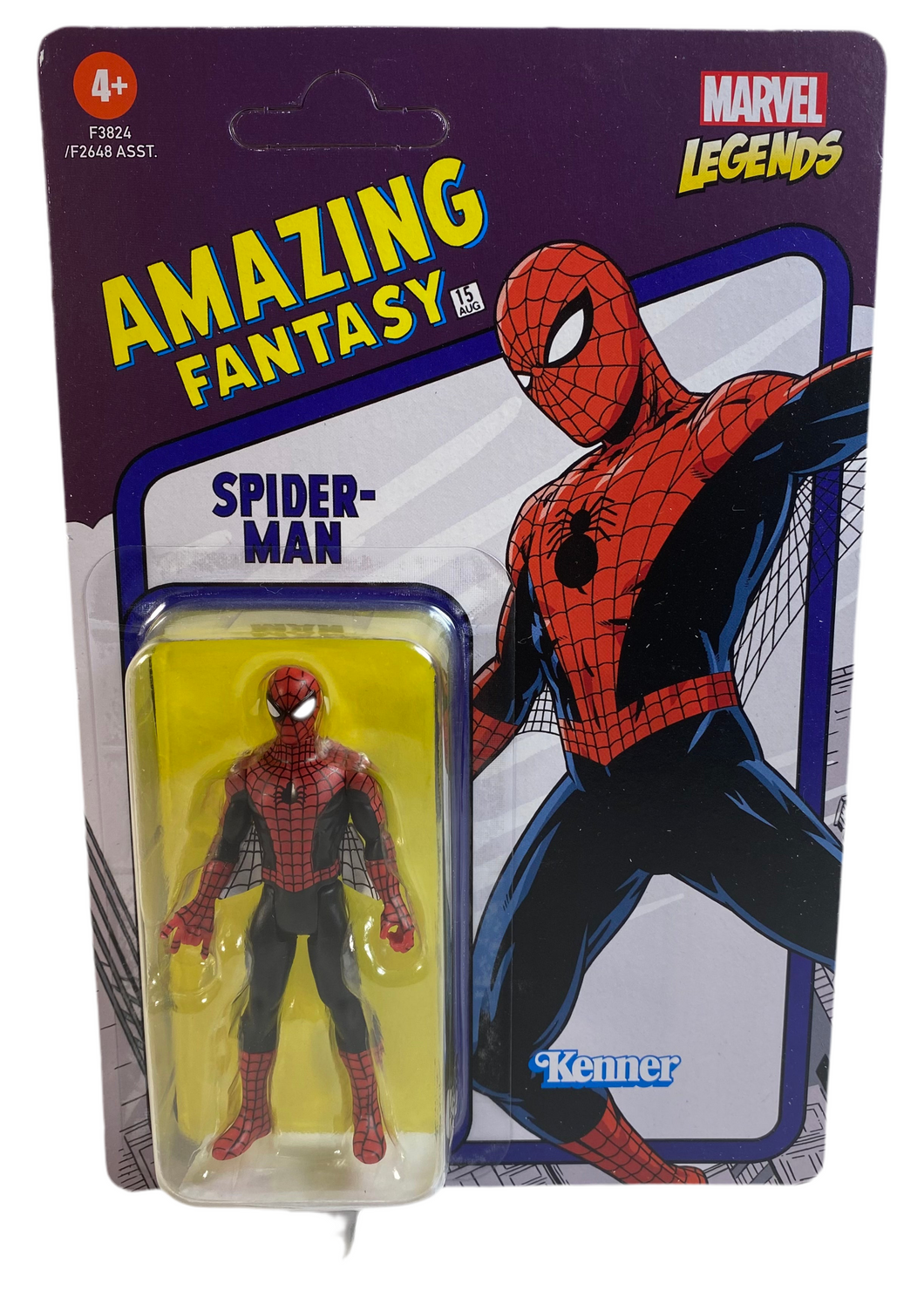 Marvel Legends Amazing Fantasy Spider-Man 3 3/4 Inch Action Figure ...