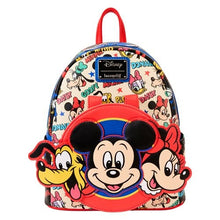 Load image into Gallery viewer, Loungefly - Mickey and Friends Classic Mini-Backpack and Ear Headband Set