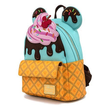 Load image into Gallery viewer, Loungefly - Mickey and Minnie Mouse Sweets Ice Cream Mini-Backpack