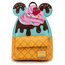 Load image into Gallery viewer, Loungefly - Mickey and Minnie Mouse Sweets Ice Cream Mini-Backpack