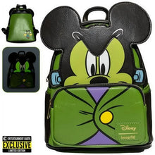 Load image into Gallery viewer, Loungefly - Mickey Mouse Frankenstein Cosplay Mini Backpack - EE exclusive (GITD)