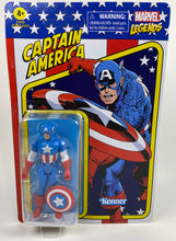 Load image into Gallery viewer, Marvel Legends Retro Captain America 3 3/4 Inch Action Figure