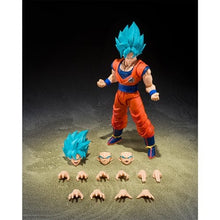 Load image into Gallery viewer, S.H.Figuarts - Dragon Ball Super Saiyan God Super Saiyan Son Goku Blue Power Transcending Limits