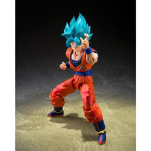 Load image into Gallery viewer, S.H.Figuarts - Dragon Ball Super Saiyan God Super Saiyan Son Goku Blue Power Transcending Limits