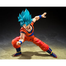 Load image into Gallery viewer, S.H.Figuarts - Dragon Ball Super Saiyan God Super Saiyan Son Goku Blue Power Transcending Limits