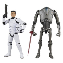 Load image into Gallery viewer, Star Wars - The Black Series - Phase 1 Clone Trooper &amp; Super Battle Droid