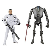 Load image into Gallery viewer, Star Wars - The Black Series - Phase 1 Clone Trooper &amp; Super Battle Droid