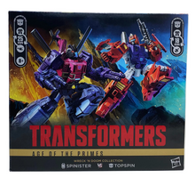 Load image into Gallery viewer, Transformers - Age of the Primes Wreck ‘n Doom Collection - Topsin vs Spinister