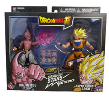 Load image into Gallery viewer, Dragon Ball Z - Dragon Stars Battle Pack - Super Saiyan 3 Goku vs Majin Buu Final Form 2-Pack