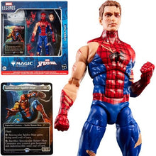 Load image into Gallery viewer, Marvel Legends x Magic the Gathering - Battle-Damaged Spiderman &amp; Card