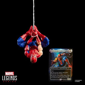 Marvel Legends x Magic the Gathering - Battle-Damaged Spiderman & Card